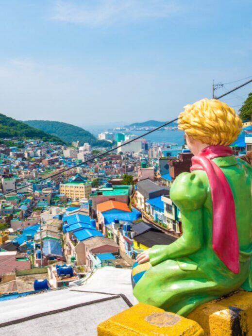 Gamcheon-Village-statue-519x742-1-519x692 Your Perfect Day In Busan:  A Guide To 8 Remarkable Experiences in Korea
