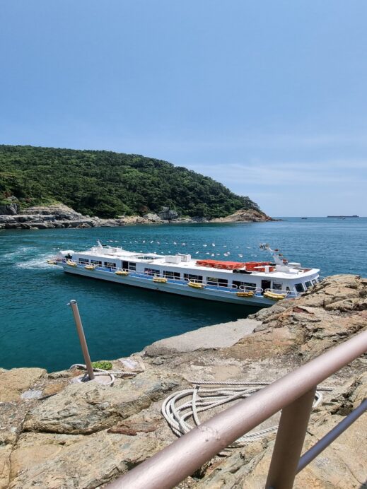 ferry-at-Taejongdae-Park-in-Busan-519x692 Your Perfect Day In Busan:  A Guide To 8 Remarkable Experiences in Korea