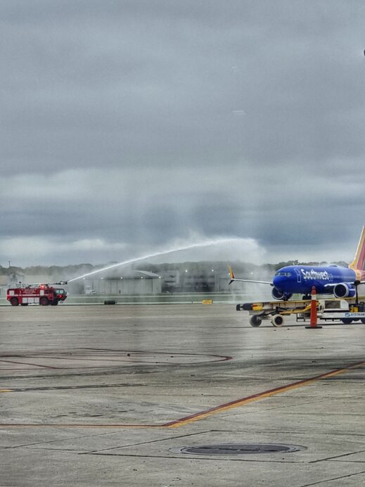 Fire-truck-water-salute-519x692 Vietnam Homecoming: Dad's Journey with the Honor Flight Network